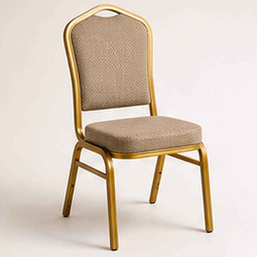 Best Selling Gold Stainless Steel Banquet Chair for Weddings