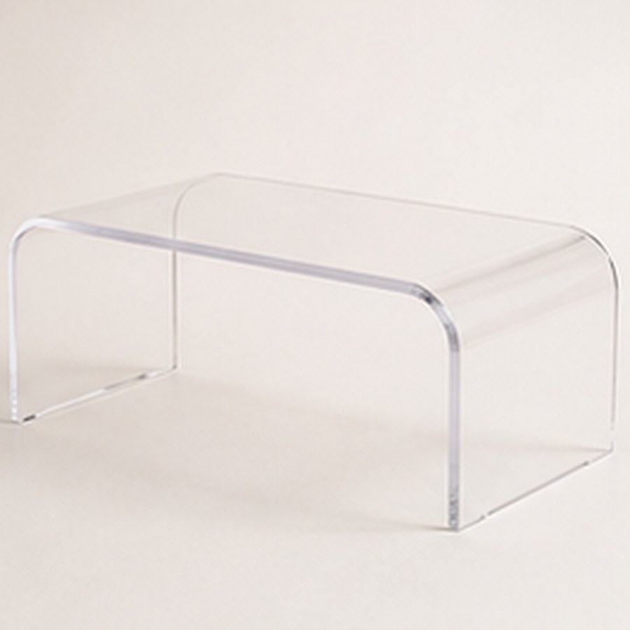 Wholesale High-Quality Round Acrylic Side Table - Clear Finish