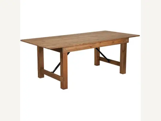 Antique Rustic Folding Farm Table