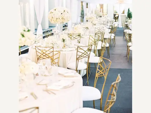 Gold Chiavari Chairs for Events - Hot Sale Wedding Rentals