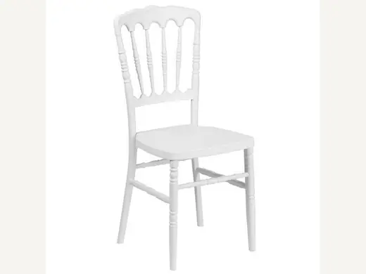 White PP Resin Napoleon Chair