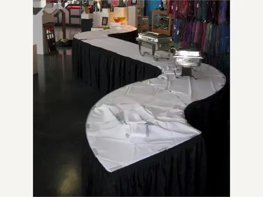 Wholesale S Shape Half Moon Folding Wedding Banquet Table