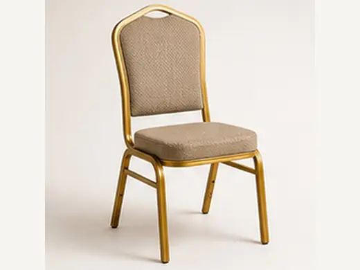 Best Selling Gold Stainless Steel Banquet Chair for Weddings