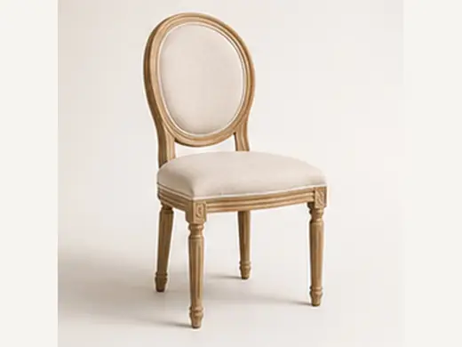 Modern Antique Round Back Louis Chair for Banquets and Restaurants