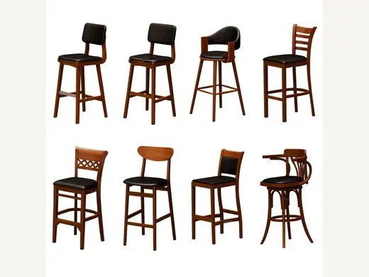 Hot selling modern high back bar furniture, high back coffee shop bar chairs