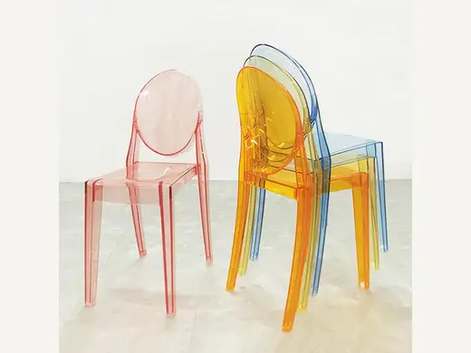 Golden Wedding Event Transparent Computer Ghost Chair Party Hotel Catering Stackable Acrylic Banquet Transparent Plastic Dressing Table Chair