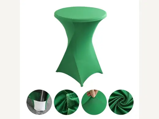 Handmade modern white spandex tabletop household custom colored cocktail wedding dress fabric