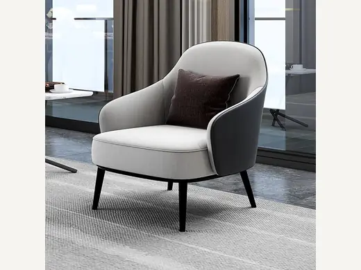French high back accent lounge Chesterfield fabric living room sofa single armchair