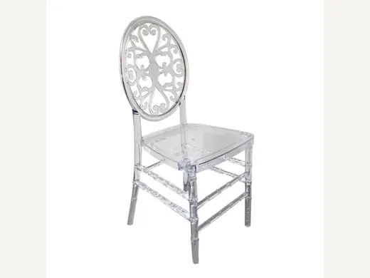 Modern luxury style transparent Tiffany acrylic Chiavari phoenix chair transparent banquet catering event wedding park application