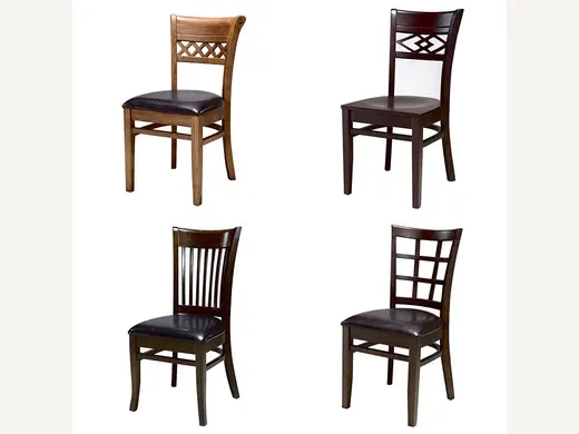 Chinese factory wholesale soft pack seats, wooden bars, restaurants, coffee chairs