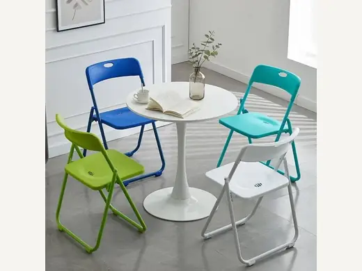 Garden Camping Plastic Garden Wedding Banquet Party Event Chair White Folding Chair