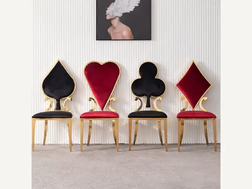 Wholesale new gold stainless steel dining lights luxury hotel wedding chairs