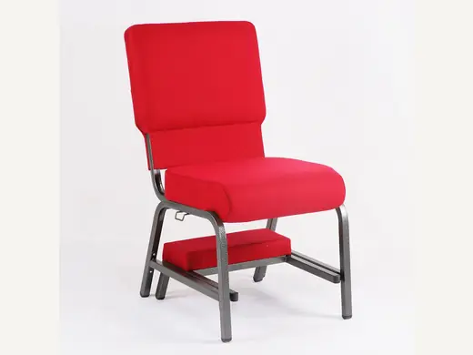 Metal frame Red Muhammad Christian Church Prayer Hall Chair Mullins Church Kneeling Church Chair