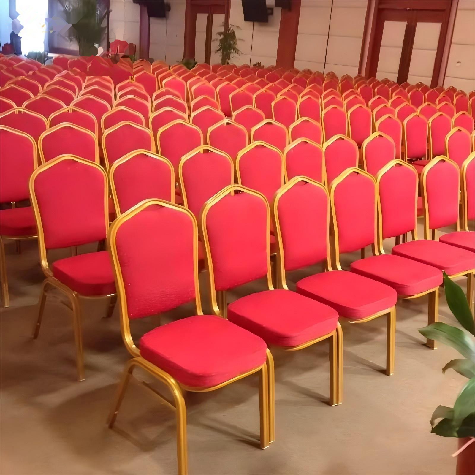 Luxury Stackable Gold Metal Wedding Chairs - Wholesale Deal image 2