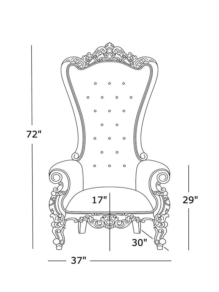 King Throne Chair image 5