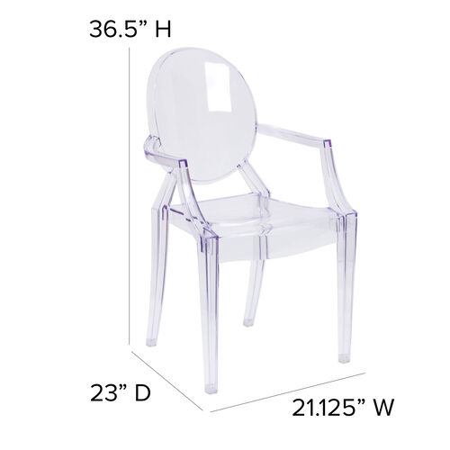 Colorful Stackable Acrylic Wedding Dining Chairs for Events image 3