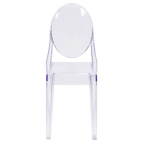 Stylish PC Ghost Chair - Modern & Transparent Design image 4