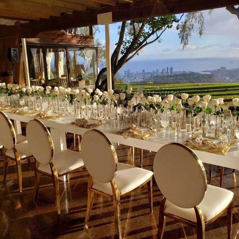 Stainless Steel Wedding Chair - Elegant & Durable Design