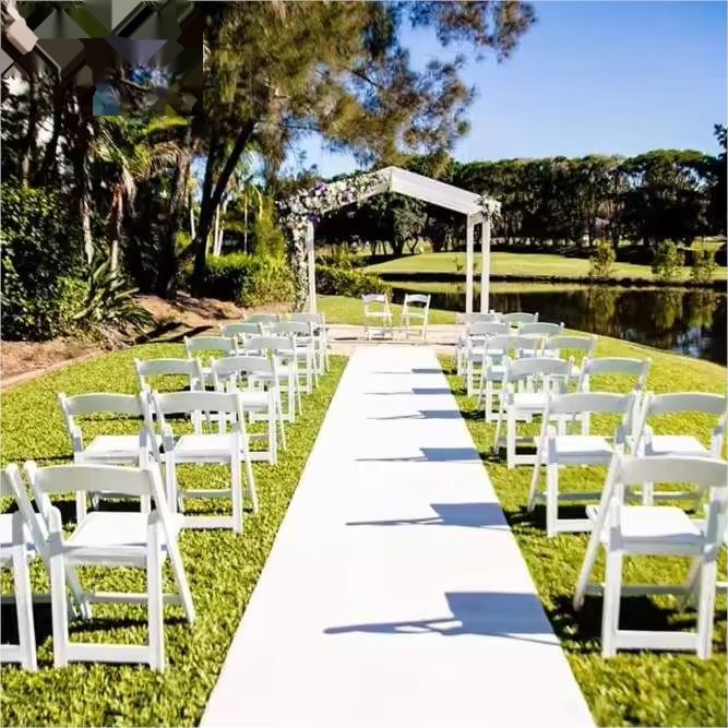Stylish Wood Folding Chair - Space-Saving & Durable Design image 2