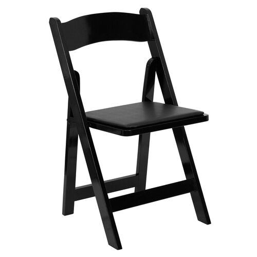 Stylish Wood Folding Chair - Space-Saving & Durable Design image 4