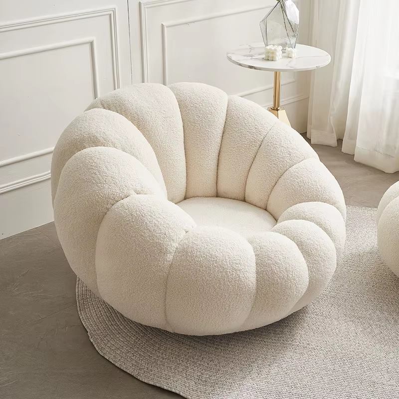 Cozy Modern Pumpkin Design Armchair for Stylish Living Spaces image 2