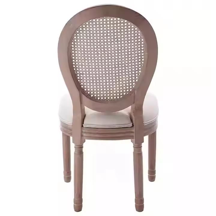 Louis XV Rattan Back Dining Chair - Antique French Style image 4