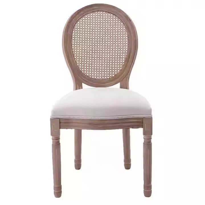 Louis XV Rattan Back Dining Chair - Antique French Style image 5