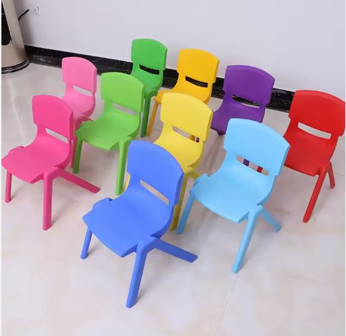 Waterproof outdoor wedding chairs, cartoon children's plastic children's dining room furniture, kindergarten living room, kitchen, bedroom image 2
