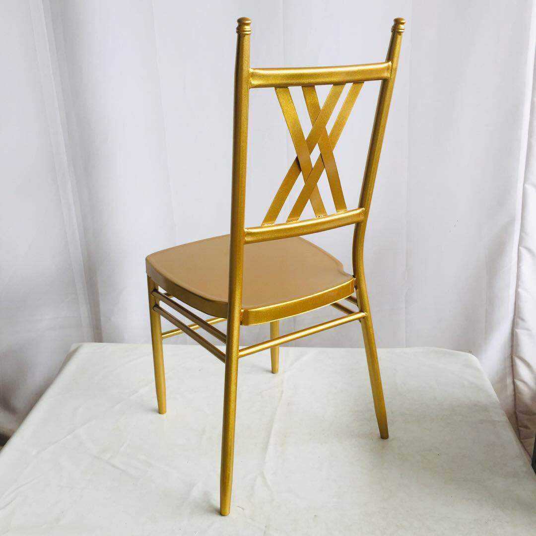 Luxury Latest Design Golden Wedding Event Chiavari Tiffany Wedding Metal Dining Chair