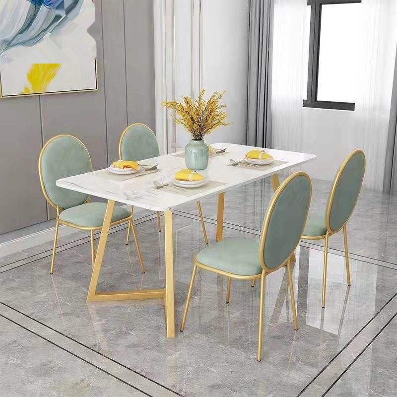 Velvet chair modern recliner, velvet dining chair Sillas Rosas dresser chair