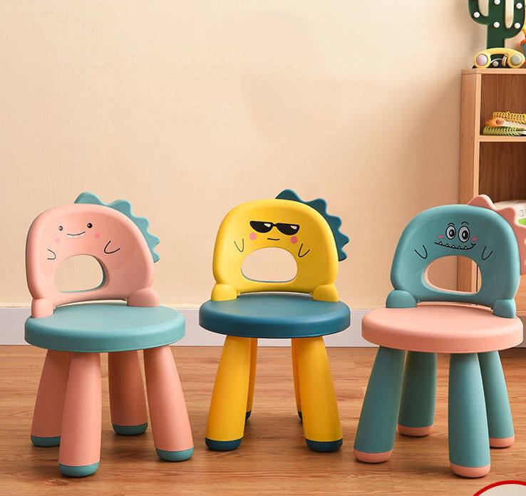Modernly designed detachable plastic chairs for infants and children, suitable for hospitals and kindergartens, offer a cost-effective and space-saving solution for children's furniture image 2