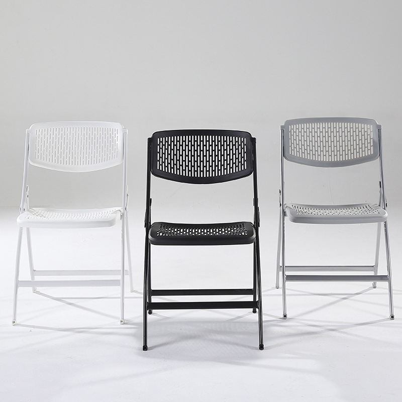Modern plastic folding wedding chairs are popular in stock home furniture, home bars, restaurants, kitchens, and warehouses - featuring a foldable design