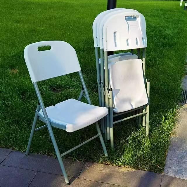High-quality garden folding chairs with metal legs, affordable for outdoor parties and camping activities, available in bulk for indoor use image 2