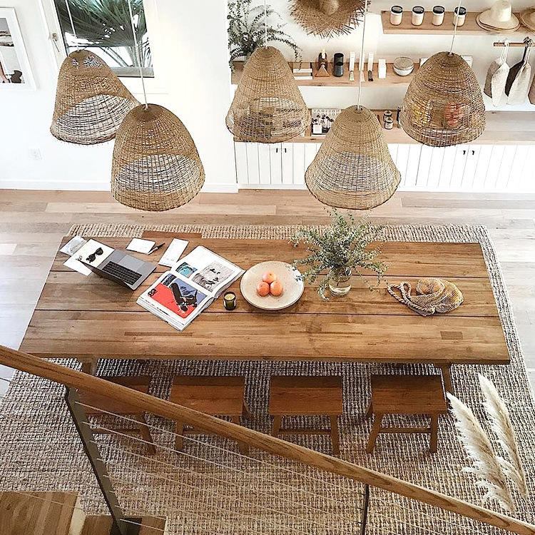 Customizable solid wood rectangular dining table with 6/8/10 seats, dining room kitchen and dining room furniture image 3