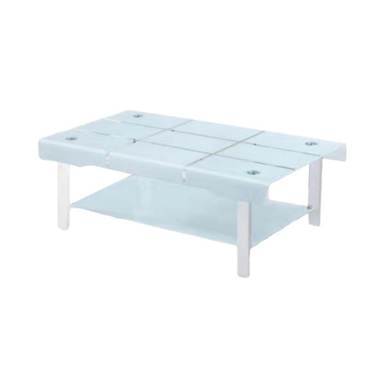 Chinese furniture manufacturer offers low-priced curved glass top with metal legs, low height center table, and coffee table image 2