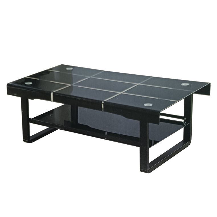 Chinese furniture manufacturer offers low-priced curved glass top with metal legs, low height center table, and coffee table image 4