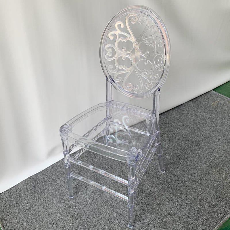 Modern luxury style transparent Tiffany acrylic Chiavari phoenix chair transparent banquet catering event wedding park application image 3