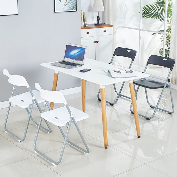 Garden Camping Plastic Garden Wedding Banquet Party Event Chair White Folding Chair image 2
