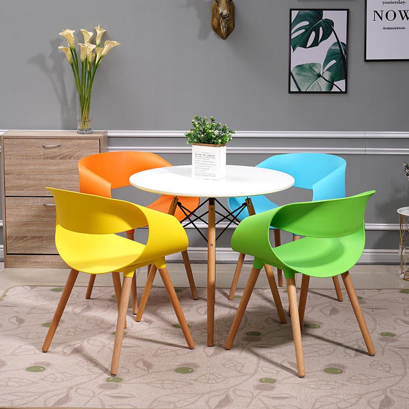 Dining chairs plastic chairs conference negotiation chairs image 4