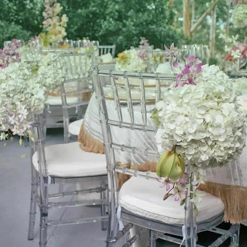 Hot selling Stackable Transparent Resin Acrylic Wedding Event Chiavari Chair image 4