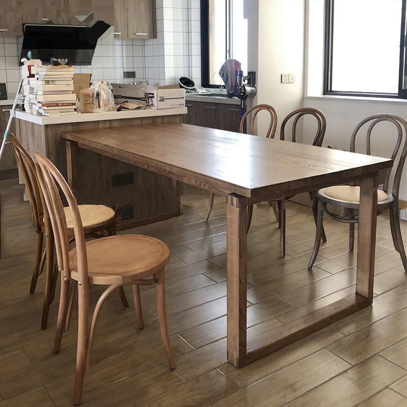Restaurant Furniture Solid Wood Home Furniture 6/8/10 seats Antique style Restaurant Wooden Dining Table