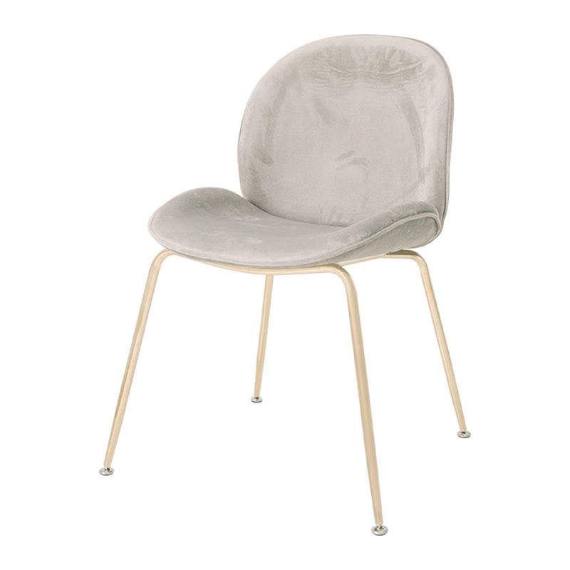 Terciopelo Nordic Modern Velvet Fabric Dining Chair Dining Room Living Room Beetle Chair image 2