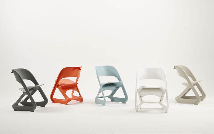 Space saving furniture Sillas stackable Pp plastic restaurant dining chairs image 3