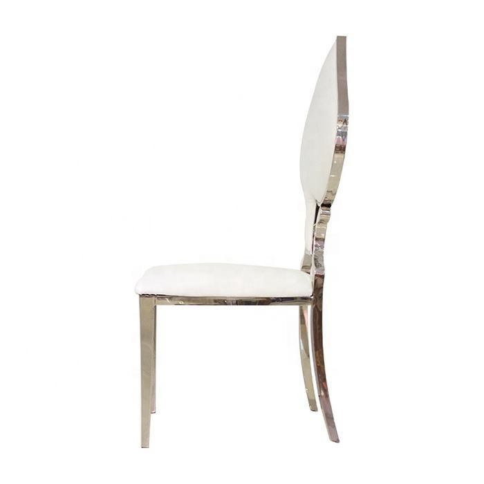 Wholesale new gold stainless steel dining lights luxury hotel wedding chairs image 4