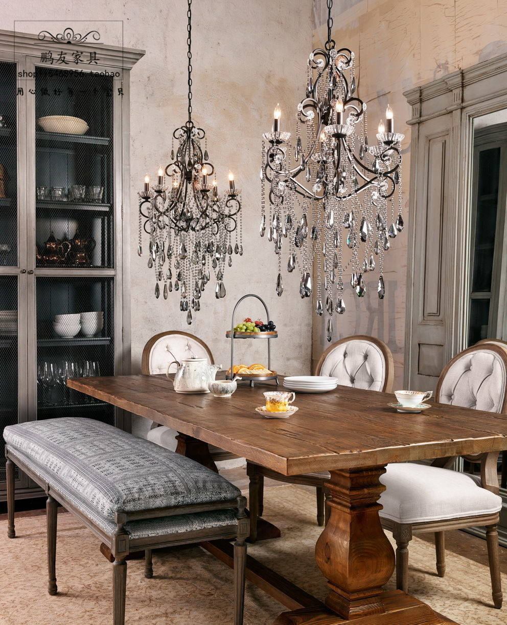 French Silla solid wood Louis wedding dining chair image 3