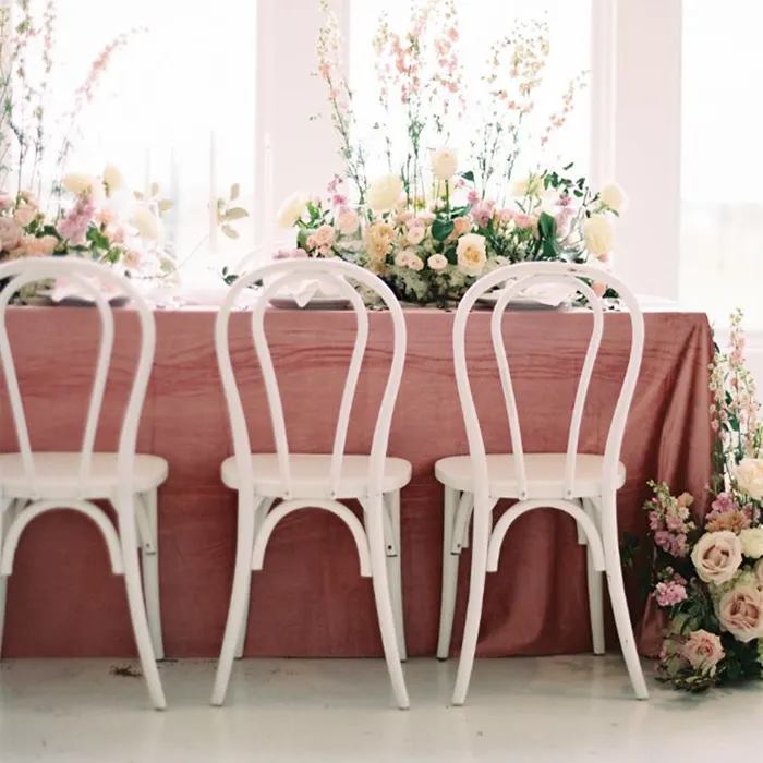 Wholesale outdoor wedding party plastic stackable banquet chairs image 3